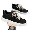 Leinwand neue Winter Nischen Design lässige Board Schuhe Student Sport Schwarz trendige Schuhe Herbst