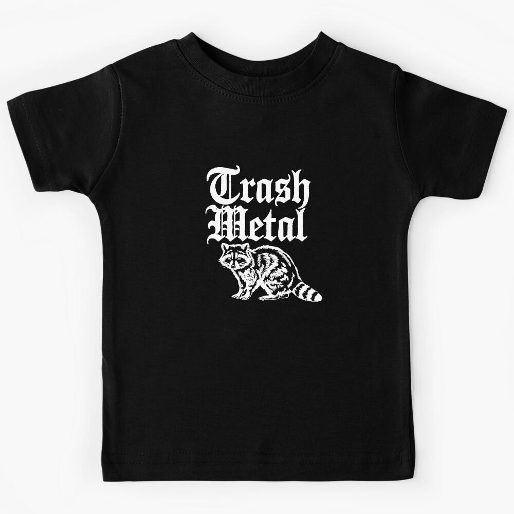 Trash Metal funny Raccoon Kids T-Shirt 140