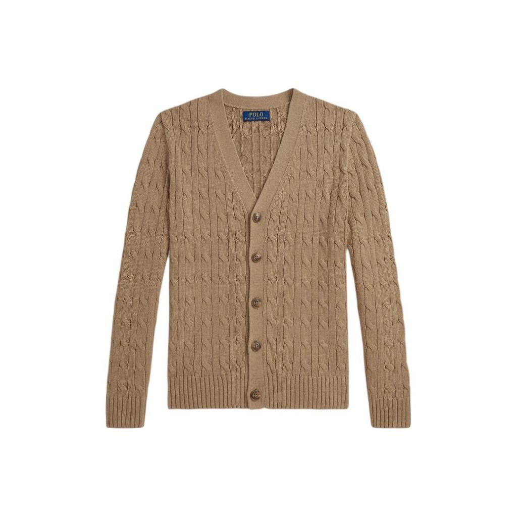 Polo Ralph Lauren V-Neck Knitted Cable Sweater Kids sweater CWPOSWEY6820650-260