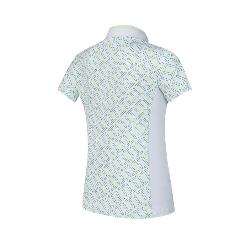 New FILA Polo Shirts Women's Jade White A11W425110FWT