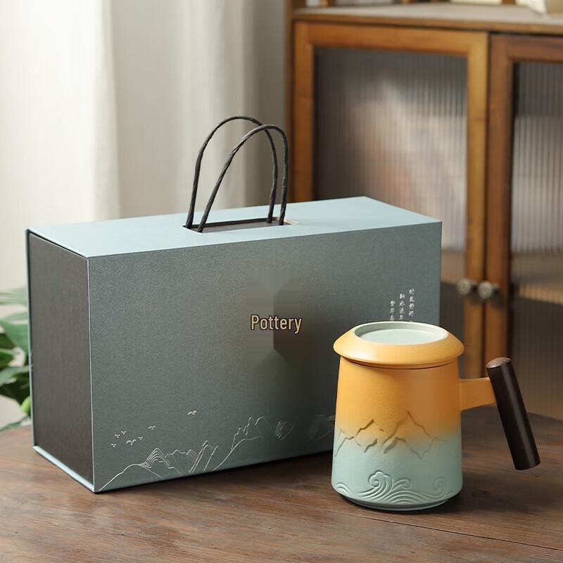 Керамическая кружка-заварник Сяо Юэ Я