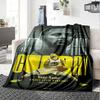 Golden State Curry Game Day Customize Your Name Blanket Lightweight Customizable Blanket Soft & Cozy for Couch Living Room Sofa Bed All-Season Use