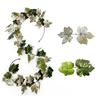 DIY Craft Artificial Maple Leaf Garland Hanging Vine Fall Foliage Garland  Indoor Winding Decor