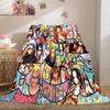 Starring the classic Japanese cartoon ONE PIECE Monkey D. Luffy blanket soft home furnishing nap decoration four seasons warm Sherpa blanket U10