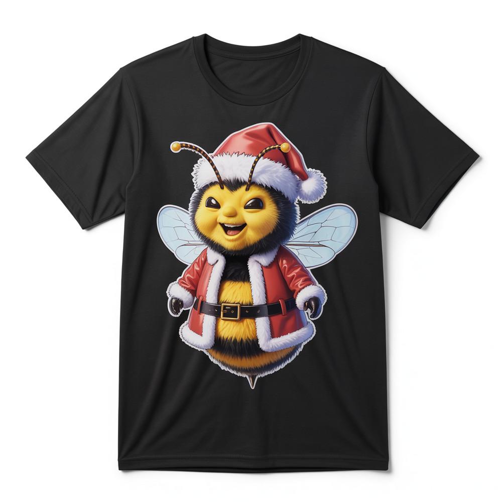 

The Adorable Santa Bee Bringing You a Merry Buzzmas Shirt Unisex T-Shirt M