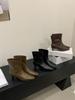 New Korean Version Heel Height 6.5cm~ Minimalist French Square Head Thin Heel Thin Short Ankle Boots Women