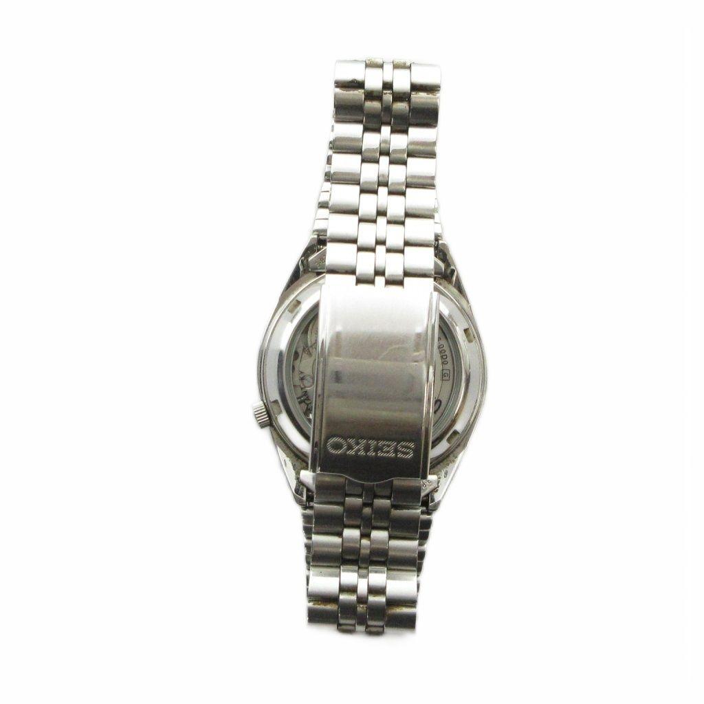 Used SEIKO SEIKO 7S26-00D Five 5 Watch Automatic Winding Calendar Date White Dial Silver GY11 /MQ