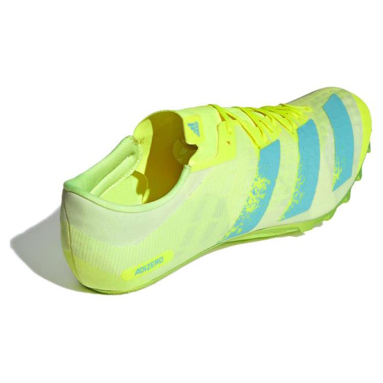 Adidas Adizero Prime Sprint Spikes 'Solar Yellow Clear Aqua' FW2248