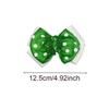 European Saint Patrick's Day Shamrock Bow Hair Clip for Girls