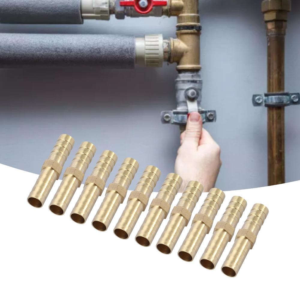 10pcs Straight Design Brass Barbed Fitting Brass Material Hose Barb Fitting  CNC Machine