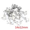 30pcs/lot No Fade 316 Stainless Steel Star Heart Fish Cat Charms Pendant for DIY Necklace Bracelet Craft Jewelry Making Findings