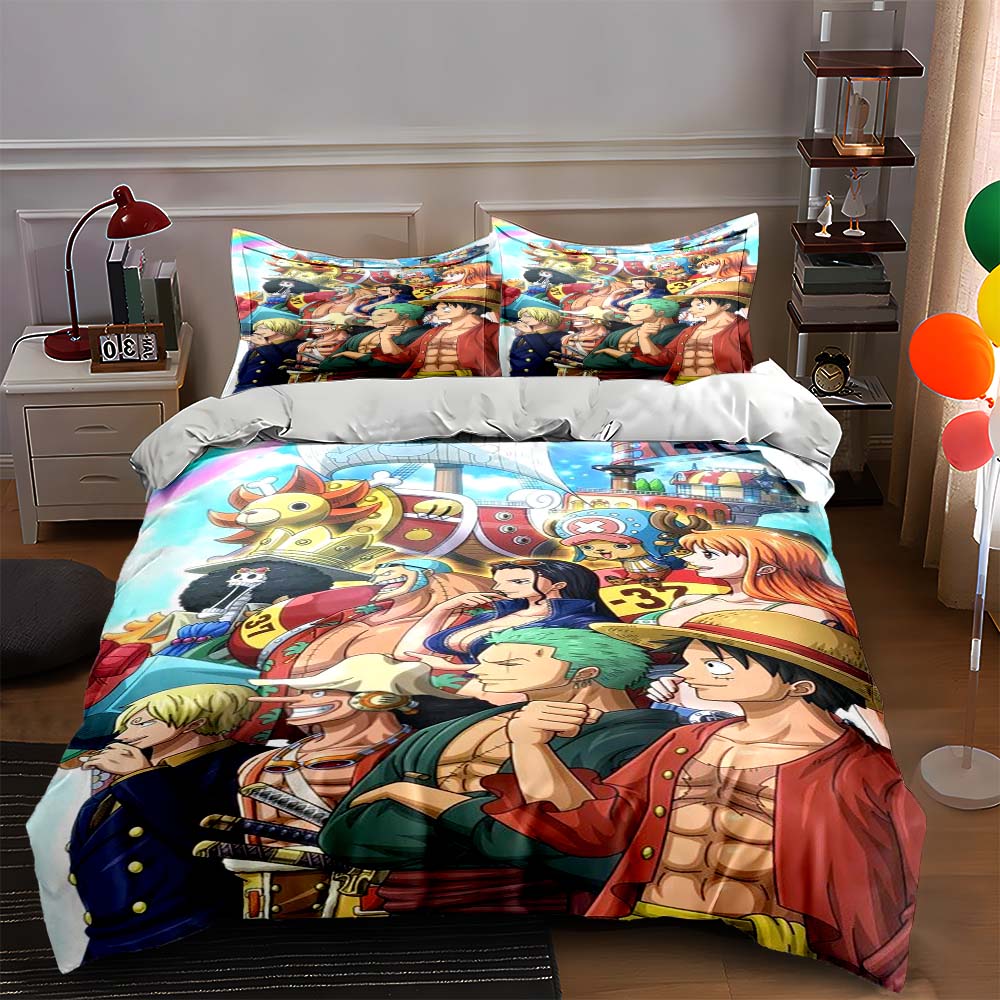 

Colorful character illustration. Bedding Duvet cover sets Duvet covers Pillowcases gifts (1 * Duvet Cover 2 * Pillowcases, without duvet insert) 135x200cm