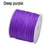 Corda di seta 45M/0,8MM trecciata in nylon per Fai da te per Forniture per la creazione di gioielli Nappe Perline Artigianato intrecciato Corda di nylon satinato CS003