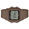Casio Digitální hnědý řemínek Dual Time Resin Quartz W-800H-5AV 100M pánské hodinky