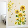 Sunflower Home Wall Paste Bedroom Living Room Sofa Corner Background Wall Decoration Wallpaper