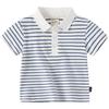 Boys' Stripes Short Sleeve T-shirt Clothes Children's Clothing Summer Children's Polo Shirt K-style Baby Boys' Lapel Half Sleeve Tops