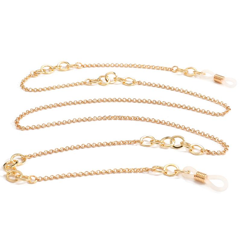 

Стимпанк Железные Шарики Цепочка Длинное Ожерелье Очки Модный Шейный Ремешок Металлическая Цепочка для Очков Женские Ювелирные Изделия Украшения Аксессуары