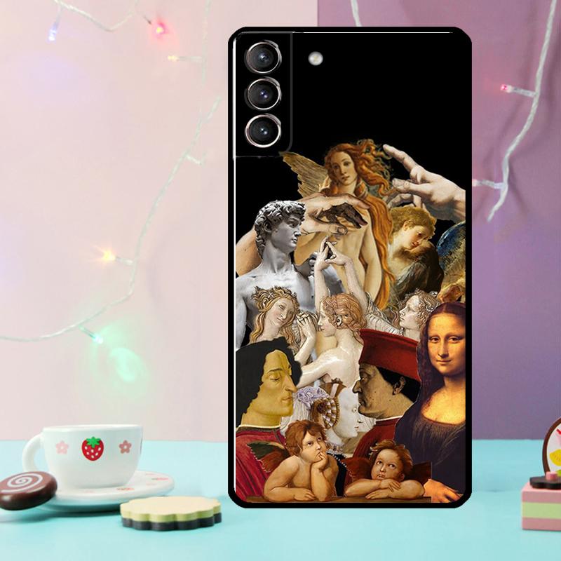 

Renaissance art Painting Phone Case For Samsung Galaxy S25 Ultra S20 S21 S22 S23 S24 Plus S9 S10 S24 FE S25 FE Cover Galaxy S23 Plus