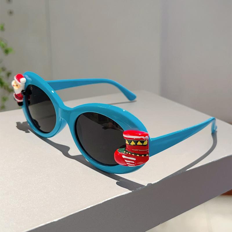 KAMMPT Women's Trendy Christmas Sunglasses Cute Cartoon Props Original Brand Design Chic Sun Glasses Party Decor Gifts