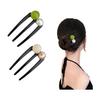 Hair Comb, Evening Wrap Comb [Set of 2] Kanzashi, Hairpin, Stylish Evening Wrap, Hair Accessory, Hair Arrangement, Thick Hair, Japanese Style Hair