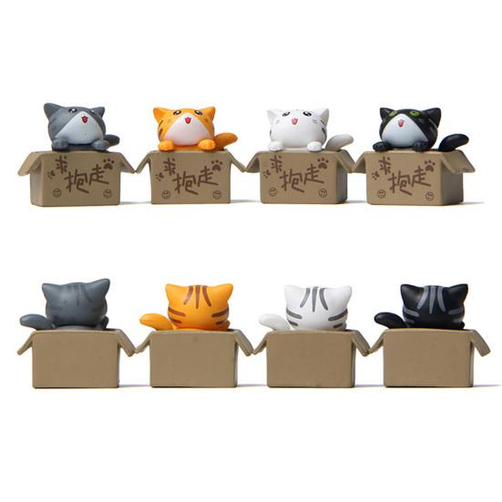 Cat Figurines Exquisite Lovely Gardening Doll Solid Model Creative Micro Landscape