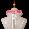 Renaissances Elizabethan Ruff Collar Neck Ruffle Victorian Colonial Dickens Neck Collar Halloween Costume Cosplay Props