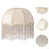 Lampshade with Tassels for A Living Room Table Lamp