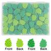 YOUOWO Mixed Resin Leaf Decorative for Cute Resin Decorations 100-Piece Parts, Green, Crafts, Handmade,