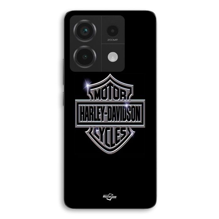 Coque de téléphone - MANIACASE - Xiaomi Redmi Note 13 Pro 5G - Silicone TPU - Souple - Harley Davidson logo