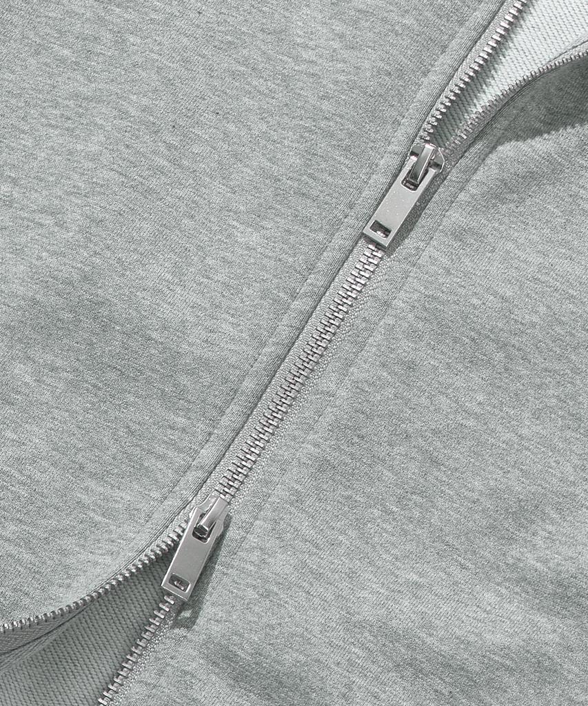 Agod Relax Sweat Bomber Jumper [Heather Grey]