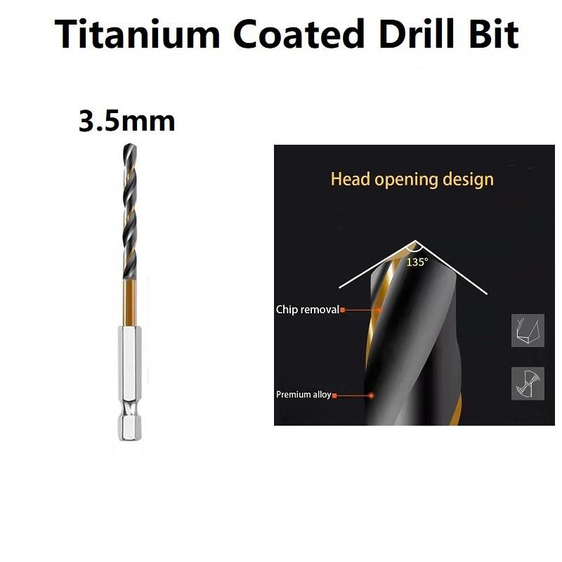 1PC Drill Bit Set Nitride Coated Cordless Screwdriver Compatible