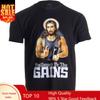 Hallowed Be Thy Gains Funny Muscle Jesus Weight Lifting Work Out Humor TShirt