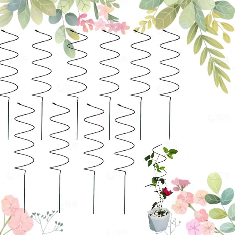 Tomato Twist Metal Tomato Supports Stakes Wind-Resistant Structure Garden Vine Plants Support Sticks For Fruit Vegetables