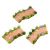 Miniature Road Terrain Model with Cracked Texture and Track-Like Detail, Stone Walkway Garden Accessories for Scene Building and Photography