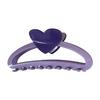 Hair Claw Heart Design Hair Clip for Women Stable Grip Back Head Hair