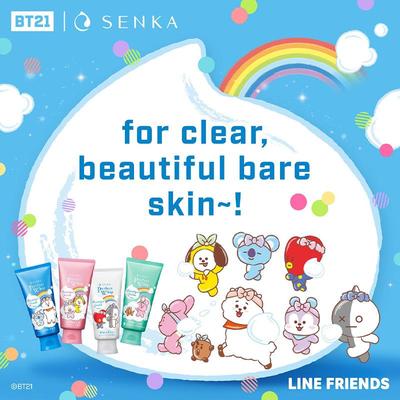 X BT21 Collaboration Special Edition Perfect Whip Facial Cleanser 4 tipi, 120 g (5 Opzioni)