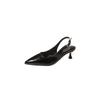 Pointed thin heel bag head sandals autumn new temperament buckle commuter shoes light mouth empty high heel sandals