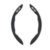 Set of 2 Black Steering Wheel Covers for the Delica and Comfortable Grip for the Steering Fits and MZ and Easy To Includes Interior D2. Soft-touch,