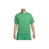 T Shirts Men's Green Crew Neck Moderate Straight Fit FB7393-324