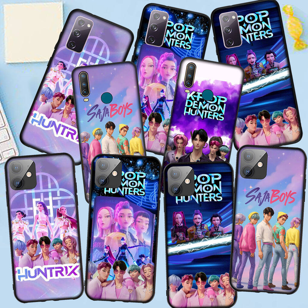 Phone Case for Samsung Galaxy S25 S23 S22 S24 Ultra FE A05 A06 A15 A16 A36 A37 A35 A54 A55 A56 A57 A25 A26 A53 A17 Jinu KPop Saja Demons Hunters Boys