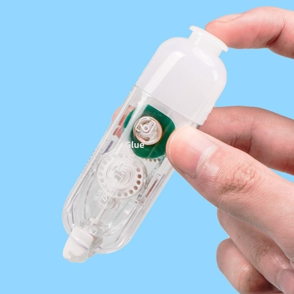Press Type Dot Glue Tape Large Capacity Glue Tape Pen Double Sided Adhesive Tape  School Office