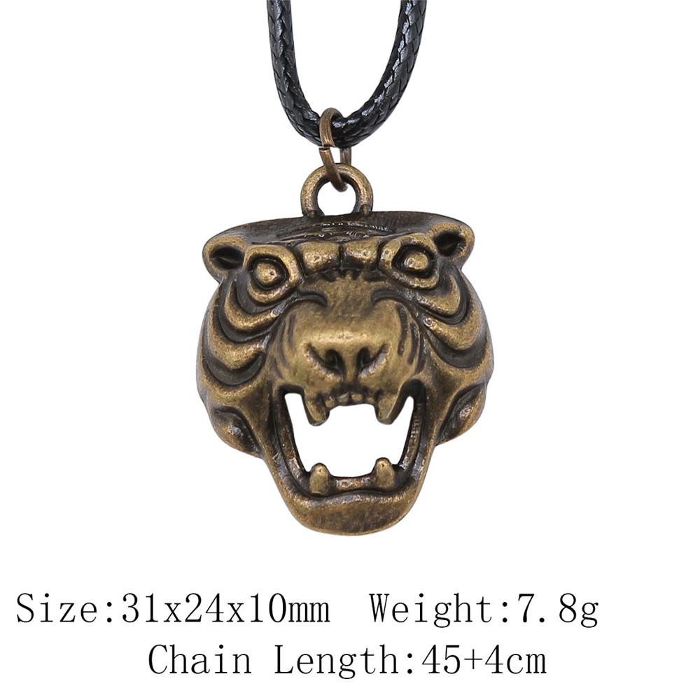 Back To School Collier Animal Necklace Leather Chain 45cm Women's Bag Jewelry On The Neck