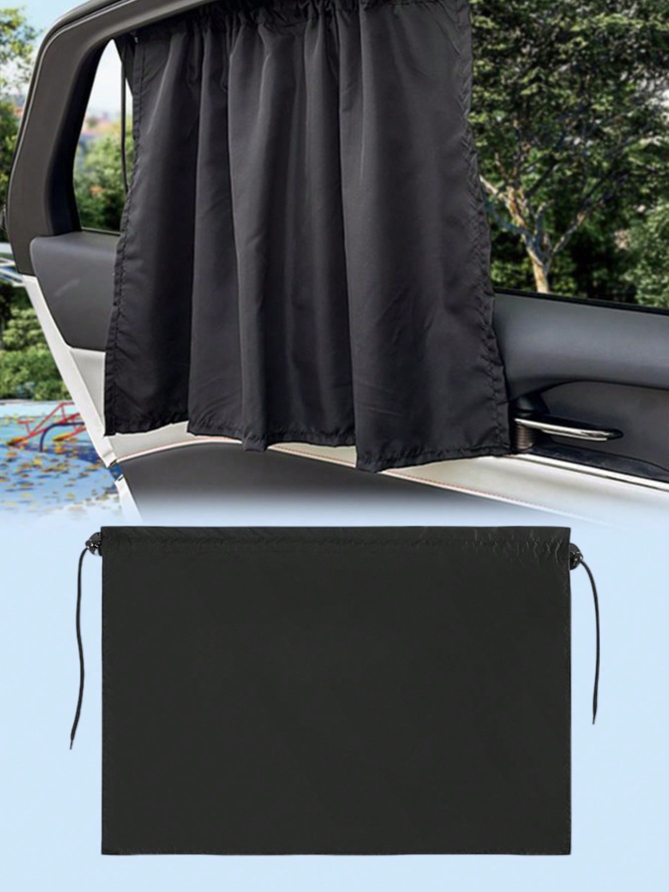 

Car Sun Shades with Suction Cups, UV Heat Insulation Privacy Window Covers, Easy Install