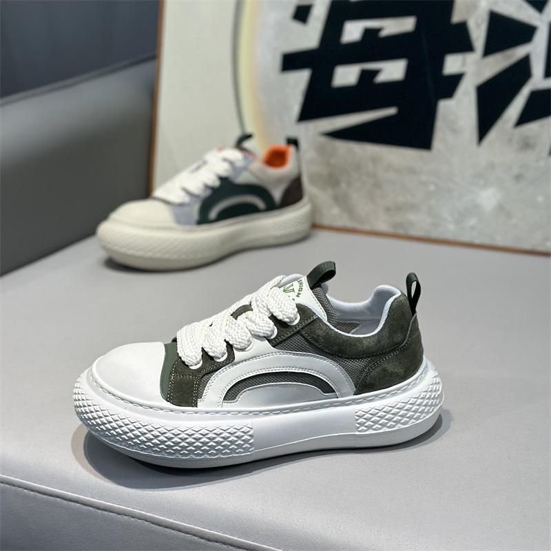Summer new low-top mesh breathable and comfortable casual platform lace-up shoes dl