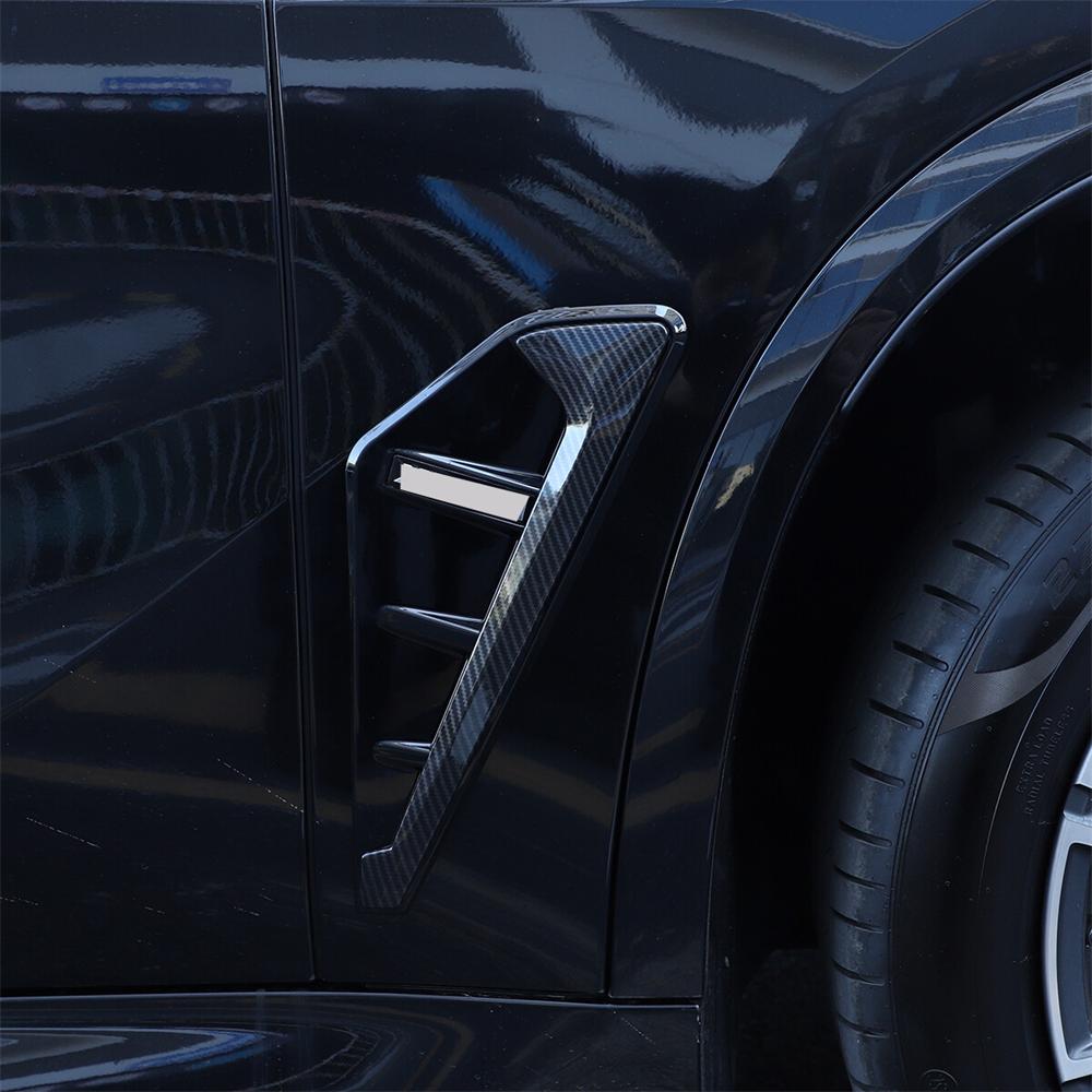 Krytky větracích otvorů blatníku s bočním křídlem v karbonovém vzhledu pro BMW X5 G05 X5M 2019-2022