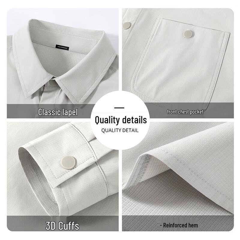 Mark Fairwhale Men's Long Sleeve Casual Commuter Shirt