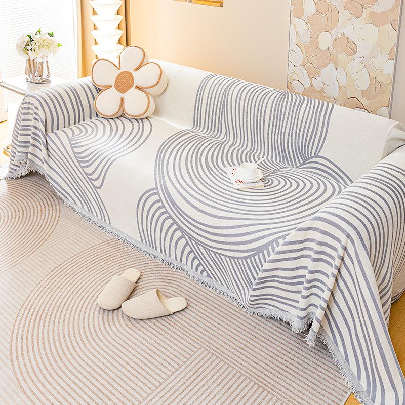 

Simple Style Four Seasons Universal Chenille Fuka Sofa Towel All-Inclusive Universal One Piece Sofa Cover Antistick Wool 180*130cm