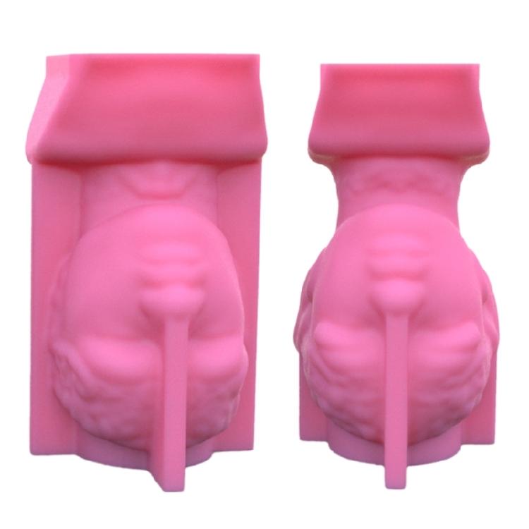 King Queen Portrait Gypsum Silicone Molds for Making Succulent Plant Flower Pot