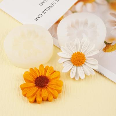 2 Teile/satz Daisy Blume Form Silikon Form für Zucker Handwerk Candy Schokolade Form