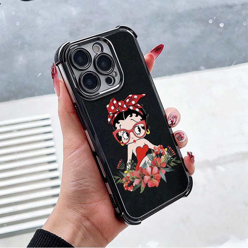 B-Bettys B-Boops Girl Soft Phone Case For Xiaomi Poco X7 X8 Pro Max X6 X5 X3 F8 Ultra F7 M8 M7 M5S Redmi 15C 15A 15 14C 13C 12C